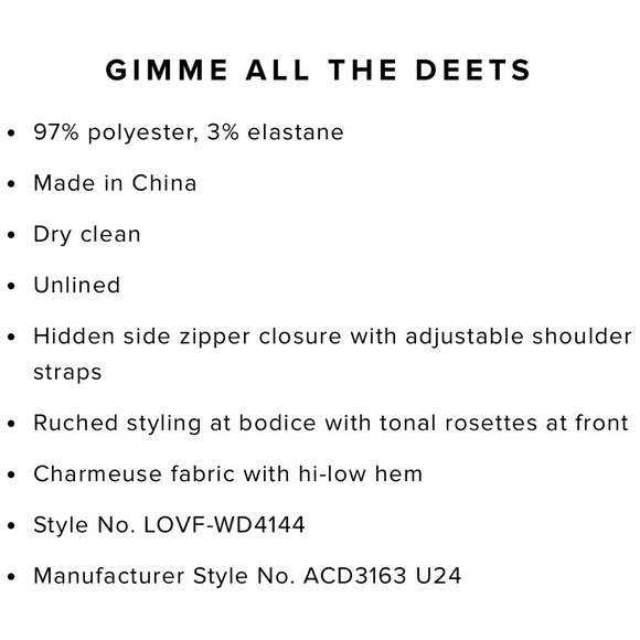 Lovers + Friends Cream High Low Dress - Picture 7 of 7